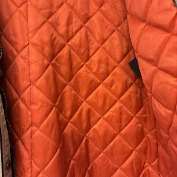 STEVE MADDEN Small Coat Khaki Beige Removable Hood Full Zip Warm EUC. Barn - Picture 8 of 12